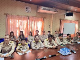 ประชุมประจำเดือนสิงหาคม 2568และตรวจสารเสพติดบุคลากรในสังกัด