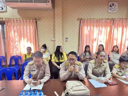 ประชุมประจำเดือนสิงหาคม 2568และตรวจสารเสพติดบุคลากรในสังกัด
