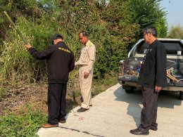 ลงพื้นที่ติดตั้งป้ายห้ามทิ้งขยะมูลฝอยบริเวณที่สาธารณะ ลำน้ำแม่ทา, ลำน้ำกวง 