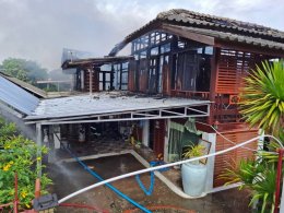 ออกเหตุดับไฟไหม้บ้านเรือนประชาชน เขตพื้นที่เทศบาลตำบลป่าซาง