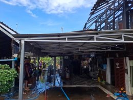  ออกเหตุดับไฟไหม้บ้านเรือนประชาชน เขตพื้นที่เทศบาลตำบลป่าซาง