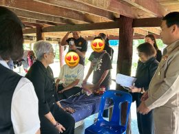 การลงพื้นที่เยี่ยมบ้านผู้พิการทางสติปัญญาในเขตเทศบาลตำบลท่าเชียงทอง อำเภอเมืองลำพูน จังหวัดลำพูน