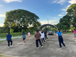 จัดกิจกรรมออกกำลังกายเพื่อสุขภาพตามโครงการ TO BE NUMBER ONE (เป็นหนึ่งโดยไม่พึ่งยาเสพติด)