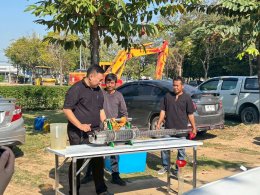 เข้าร่วมประเมินประสิทธิภาพเครื่องพ่นสารเคมี ตามหนังสือศูนย์ควบคุมโรคติดต่อนำโดยแมลงที่ 1.4 เชียงใหม่