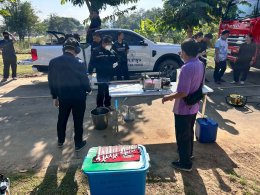 เข้าร่วมประเมินประสิทธิภาพเครื่องพ่นสารเคมี ตามหนังสือศูนย์ควบคุมโรคติดต่อนำโดยแมลงที่ 1.4 เชียงใหม่