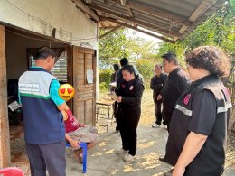 ลงพื้นที่สำรวจข้อมูลผู้ที่ได้รับคัดเลือกเพื่อรับการปรับสภาพแวดล้อมและสิ่งอำนวยความสะดวกสำหรับผู้สูงอายุให้เหมาะสมและปลอดภัยประจำปีงบประมาณ 2569