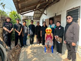 ลงพื้นที่สำรวจข้อมูลผู้ที่ได้รับคัดเลือกเพื่อรับการปรับสภาพแวดล้อมและสิ่งอำนวยความสะดวกสำหรับผู้สูงอายุให้เหมาะสมและปลอดภัยประจำปีงบประมาณ 2569