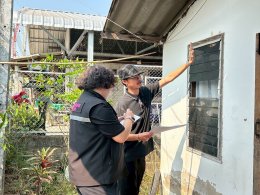 ลงพื้นที่สำรวจข้อมูลผู้ที่ได้รับคัดเลือกเพื่อรับการปรับสภาพแวดล้อมและสิ่งอำนวยความสะดวกสำหรับผู้สูงอายุให้เหมาะสมและปลอดภัยประจำปีงบประมาณ 2569