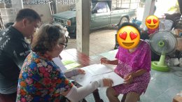 ลงพื้นที่เยี่ยม ผู้ประสบปัญหาทางสังคมหมู่ที่ 1