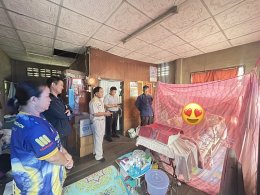 ลงพื้นที่เยี่ยมผู้ประสบปัญหาทางสังคมหมู่ที่ 1 และหมู่ที่ 9