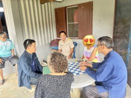 ลงพื้นที่เยี่ยมผู้ประสบปัญหาทางสังคมหมู่ที่ 1 และหมู่ที่ 9