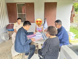 ลงพื้นที่เยี่ยมผู้ประสบปัญหาทางสังคมหมู่ที่ 1 และหมู่ที่ 9