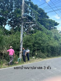 สำรวจจุดติดตั้งโครงการกล้องวงจรปิด CCTV 4 หมู่บ้านในเขตเทศบาลตำบลท่าเชียงทอง