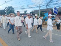 ร่วมเดินขบวนแห่รูปเหมือนครูบาศรีวิชัย เดินธรรมยาตรา เทสสันตรี