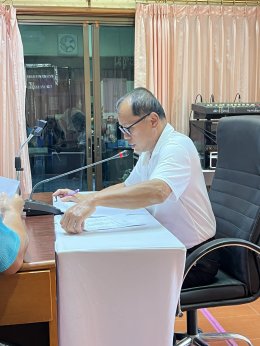  เข้าร่วมประชุมคณะกรรมการกองทุนหลักประกันสุขภาพเทศบาลตำบลท่าเชียงทอง