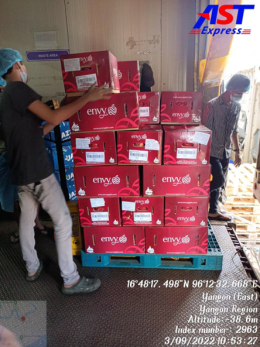 บริการขนส่งสินค้าควบคุมอุณหภูมิ