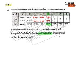 เฉลย Pre-test วิชาคณิตศาสตร์ ห้องเรียนปกติ โรงเรียนศึกษานารี ปี 68