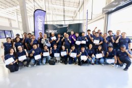 ขอขอบคุณ ทีมงานบริหาร และฝ่ายเทคนิค จากบริษัท HB BODY นำทีมอบรมผลิตภัณฑ์สีพ่นรถยนต์ @ LK AUTO TRAINING ACADEMY LOGO วันที่ 3-4 มี.ค. 2569