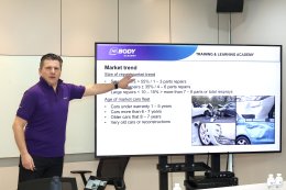 ขอขอบคุณ ทีมงานบริหาร และฝ่ายเทคนิค จากบริษัท HB BODY นำทีมอบรมผลิตภัณฑ์สีพ่นรถยนต์ @ LK AUTO TRAINING ACADEMY LOGO วันที่ 3-4 มี.ค. 2569