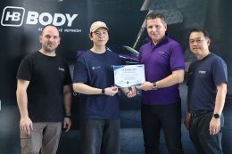 ขอขอบคุณ ทีมงานบริหาร และฝ่ายเทคนิค จากบริษัท HB BODY นำทีมอบรมผลิตภัณฑ์สีพ่นรถยนต์ @ LK AUTO TRAINING ACADEMY LOGO วันที่ 3-4 มี.ค. 2569