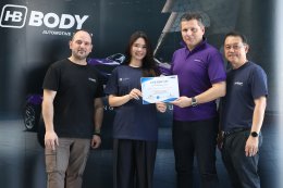 ขอขอบคุณ ทีมงานบริหาร และฝ่ายเทคนิค จากบริษัท HB BODY นำทีมอบรมผลิตภัณฑ์สีพ่นรถยนต์ @ LK AUTO TRAINING ACADEMY LOGO วันที่ 3-4 มี.ค. 2569