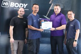 ขอขอบคุณ ทีมงานบริหาร และฝ่ายเทคนิค จากบริษัท HB BODY นำทีมอบรมผลิตภัณฑ์สีพ่นรถยนต์ @ LK AUTO TRAINING ACADEMY LOGO วันที่ 3-4 มี.ค. 2569