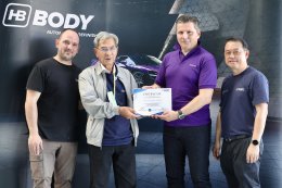 ขอขอบคุณ ทีมงานบริหาร และฝ่ายเทคนิค จากบริษัท HB BODY นำทีมอบรมผลิตภัณฑ์สีพ่นรถยนต์ @ LK AUTO TRAINING ACADEMY LOGO วันที่ 3-4 มี.ค. 2569