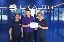 ขอขอบคุณ ทีมงานบริหาร และฝ่ายเทคนิค จากบริษัท HB BODY นำทีมอบรมผลิตภัณฑ์สีพ่นรถยนต์ @ LK AUTO TRAINING ACADEMY LOGO วันที่ 3-4 มี.ค. 2569