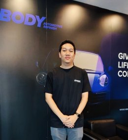 ผู้บริหาร และ ฝ่ายเทคนิคจากบริษัท  HB BODY นำทีมอบรมผลิตภัณฑ์สีพ่นรถยนต์ @Training Center Thailand  13 March 2024.