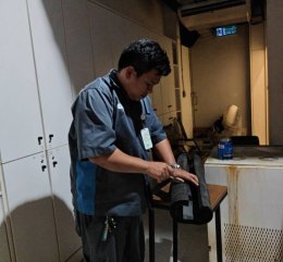 ทีมช่างประจำอาคาร ดูแลรักษาระบบต่างๆ ภายในอาคารอย่างต่อเนื่อง