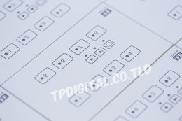 พิมพ์โลโก้ ภาพลงบนแผ่นกระจกใส