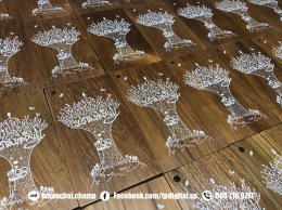 พิมพ์ภาพลงบน ไม้สี่เหลี่ยมผืนผ้า ขัดเงา