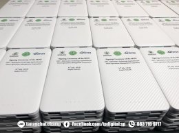 รวมผลงาน สกรีนโลโก้ บน Power Bank