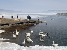 ทะเลสาบไซ่หลี่มู่ (Sailimu Lake) ซินเจียง ประเทศจีน