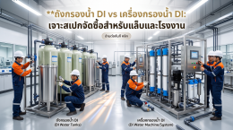 ถังกรองน้ำ DI vs เครื่องกรองน้ำ DI เจาะสเปกจัดซื้อสำหรับแล็บและโรงงาน