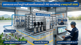 ออกแบบระบบน้ำหมู่บ้านด้วยเครื่องกรองน้ำ RO ขนาดใหญ่ มาตรฐานปี 2026