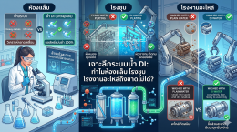 เจาะลึกระบบน้ำ DI ทำไมห้องแล็บ โรงชุบ โรงงานอะไหล่ถึงขาดไม่ได้