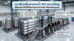 เจาะลึกเครื่องกรองน้ำ RO ขนาดใหญ่ เลือกอย่างไรให้คุ้มค่าและประหยัด Maintenance