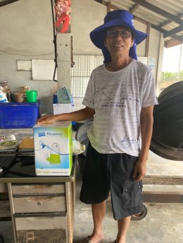 Job Report ：ฟาร์มกุ้งคุณสมชาย จังหวัดระนอง	