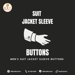 Suit 02 : MENS Suit Jacket Sleeve Buttons