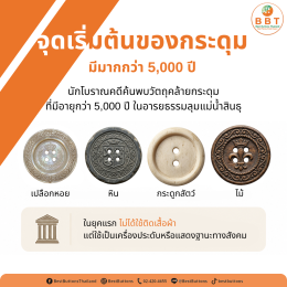 ประวัติกระดุม จากอารยธรรมโบราณสู่องค์ประกอบสำคัญของแฟชั่นกว่า 5,000 ปี
