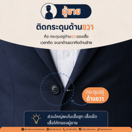 กระดุมผู้ชายกับผู้หญิงติดคนละด้านจริงไหม? ไขคำตอบพร้อมที่มาที่หลายคนอาจไม่เคยรู้