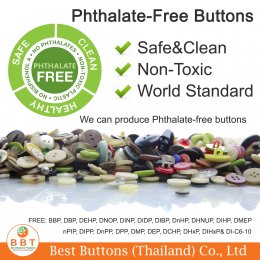 Phthalate-Free Buttons