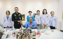 การตรวจเยี่ยมการดำเนินงานของโรงพยาบาลฯ โดยรองผู้อำนวยการองค์การสงเคราะห์ทหารผ่านศึก