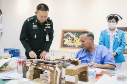 การตรวจเยี่ยมการดำเนินงานของโรงพยาบาลฯ โดยรองผู้อำนวยการองค์การสงเคราะห์ทหารผ่านศึก