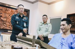 การตรวจเยี่ยมการดำเนินงานของโรงพยาบาลฯ โดยรองผู้อำนวยการองค์การสงเคราะห์ทหารผ่านศึก