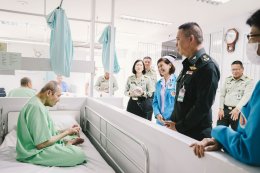 การตรวจเยี่ยมการดำเนินงานของโรงพยาบาลฯ โดยรองผู้อำนวยการองค์การสงเคราะห์ทหารผ่านศึก