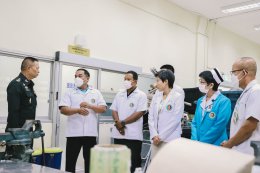 การตรวจเยี่ยมการดำเนินงานของโรงพยาบาลฯ โดยรองผู้อำนวยการองค์การสงเคราะห์ทหารผ่านศึก
