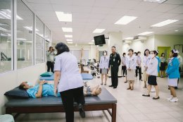การตรวจเยี่ยมการดำเนินงานของโรงพยาบาลฯ โดยรองผู้อำนวยการองค์การสงเคราะห์ทหารผ่านศึก