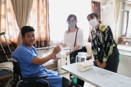 พ.ต.อ.พิศณุ วิทยาภรณ์ และครอบครัว เยี่ยมบำรุงขวัญ